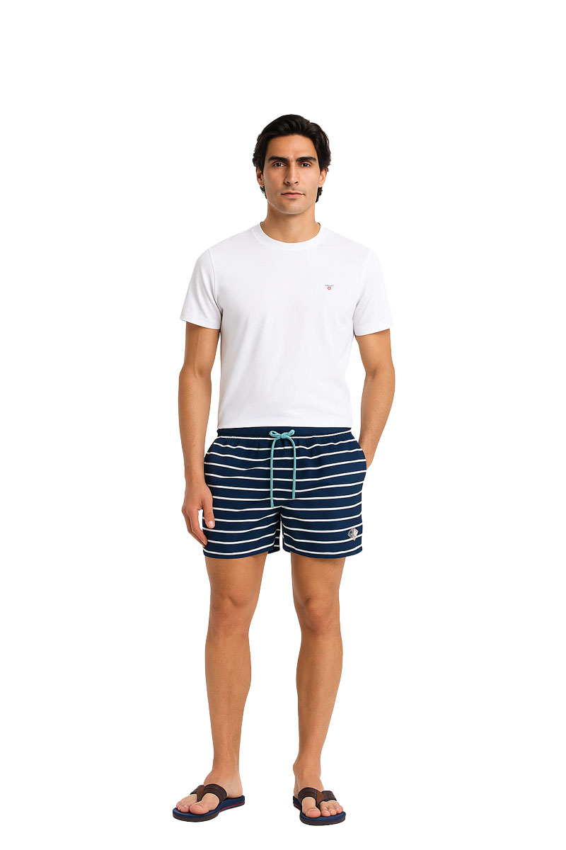 בגד ים Gant לגברים (Classic Fit Swim Shorts)