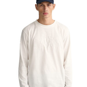 טי שירט שרוול ארוך Gant לגברים גזרת Regular Fit