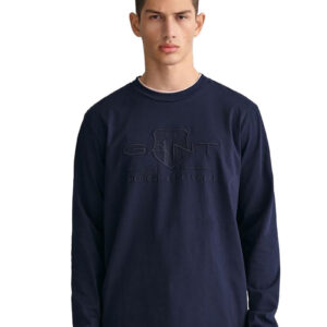 טי שירט שרוול ארוך Gant לגברים גזרת Regular Fit