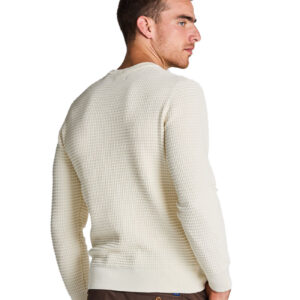 סווטשרט Gant לגברים גזרת Regular Fit (Cotton Texture Crew Neck)
