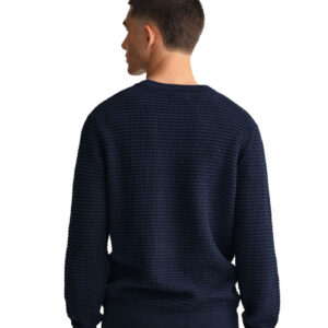 סווטשרט Gant לגברים גזרת Regular Fit (Cotton Texture Crew Neck)