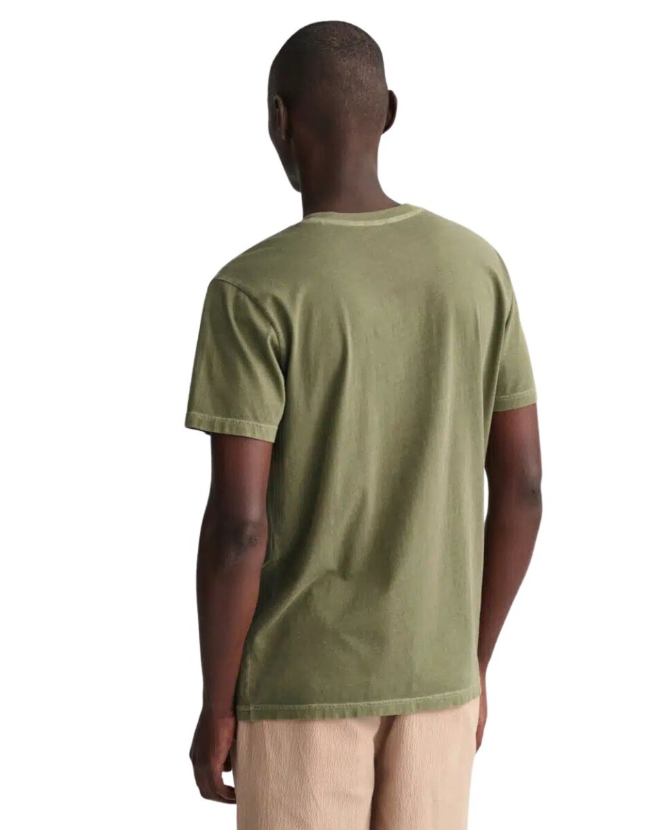 טי שירט Gant לגברים (Sunfaded Slim Pique Short Sleeve)