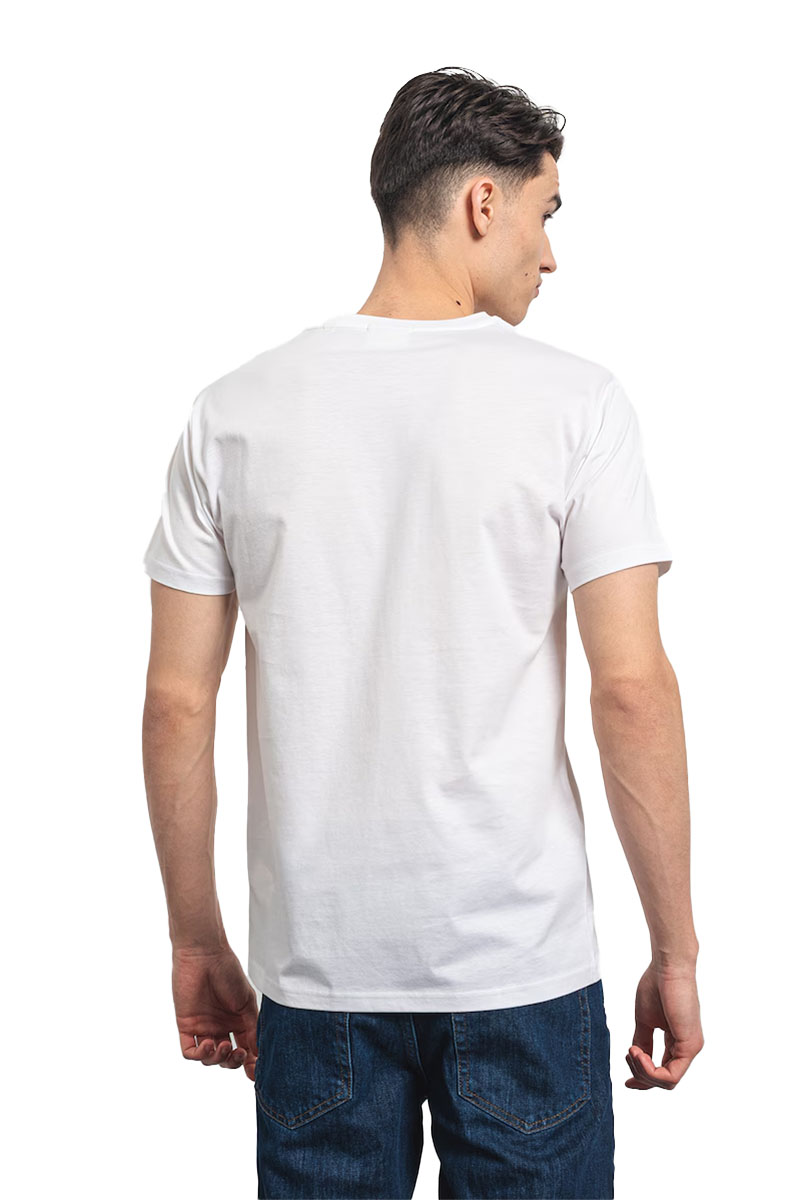 טי שירט Gant לגברים דגם Slim Mercerized