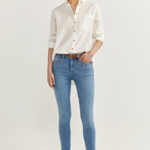 מכנס ג'ינס בגזרת סלים Springfield נשים (Slim Fit Jeans)