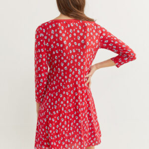 שמלת מיני Springfield נשים (Printed Short Dress)