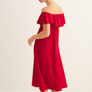 שמלת סאטן מידי Women's Secret (Satin Midi Dress)