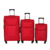 סט 3 מזוודות בד יוקרתיות Australian Adventurer בגדלים 20/24/28 inch אדום