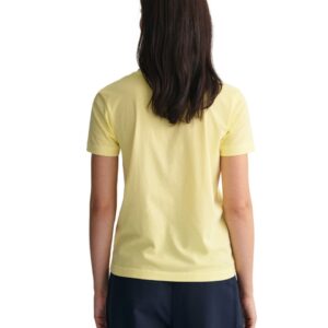 טי שירט צווארון וי Gant לנשים (Sunfaded V-Neck)