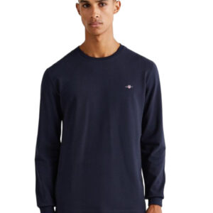 טי שירט Gant לגברים גזרת Slim Fit (Slim Pique Long Sleeve)