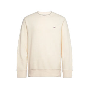 סווטשרט Gant לגברים דגם Textured (Crew Neck Sweater)