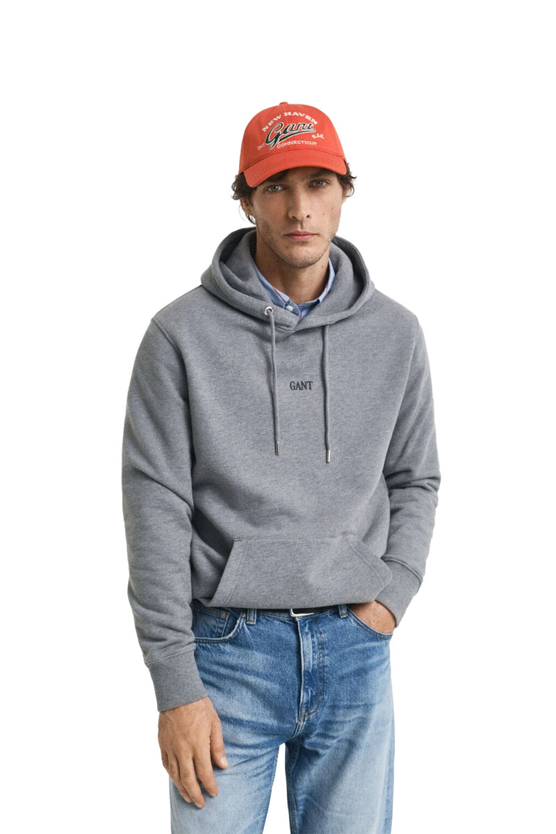 קפוצ'ון Gant לגברים (Small Graphic Hoodie)